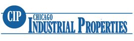Logo of Chicago Industrial Properties with bold blue text.