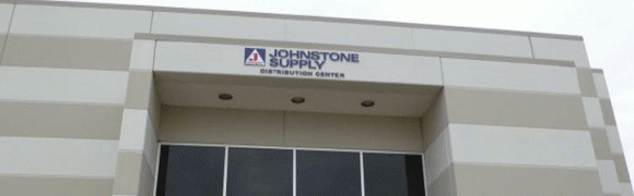 Exterior sign of Johnstone Supply Distribution Center.